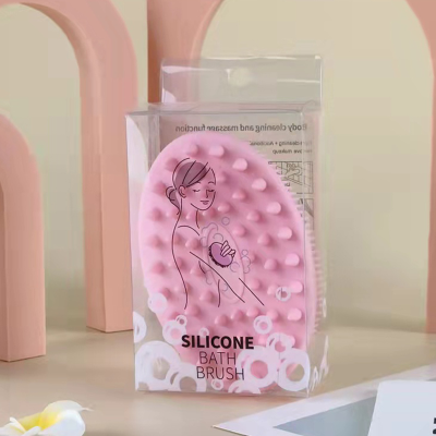 Silicone bath brush