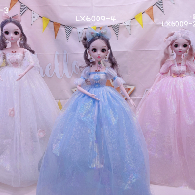 New Machine Edge 70cm Barbie Doll Magic Color Gauze Skirt Singing Joint Blink Earrings Doll Girl Toy Set Gift