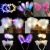 New Feather Tiger Luminous Mask Super Fairy Garland Big Bell Fox Ear Stall Luminous Toy