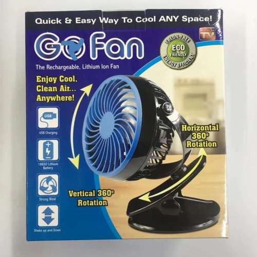 new gofan usb small fan portable clip fan desktop fan stroller fan
