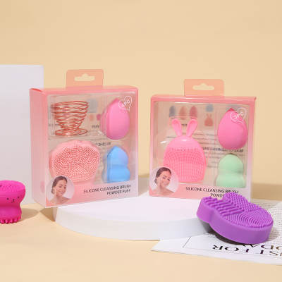 4pcs/set Silicone face brush