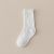 Socks Girls' Exquisite Embroidered Socks  Summer Ultra-Thin Breathable Fairy Cartoon Rabbit Bear Cotton Children's White Socks  