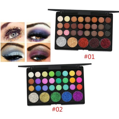 Eye Shadow Pallet Glitter Private Label Custom Makeup Eyeshadow Palette