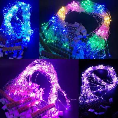 Factory Direct Sales Glowing Garland Cat Ears Rabbit Ears Accessories Led10 Light Flash Lighting Chain Cake Gift Decoration