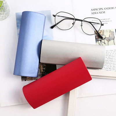 Factory Customized Simple Solid Color Glasses Storage Box Supply Portable Anti-Pressure Myopia Storage Box Color Glasses Case