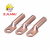 DT Copper Nose Coppper Cable Lug Oil-Blocking Terminal Cable Tailpiece Red Copper Cable Lug Cold Compression Terminal Tin-Plated