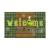 Christmas Welcome Door Mat Non-Slip Household Cushion Flannel Carpet Kitchen Bathroom New Year Gift Christmas Decoration
