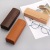 Fashion Handmade Glasses Case Square High-Grade Anti-Pressure Wood Grain Glasses Case Glasses Case Handmade Case Glasses Case Printed Logo