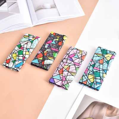 Factory Wholesale Direct Portable Sun Glasses Glasses Case Foldable Cartoon High-End Glasses Case Printable Logo