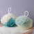 Two-Color Super Soft Loofah Large Shower Net Ball Fine Mesh Color Matching Bath Ball Super Soft Foaming Net Ball Factory