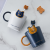 Creative Cute Cartoon Relief Bear Head Ceramic Mug Fashion Cute Office Home Cartoon Water Cup