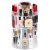 Amazon 360 Rotating Storage Box Dormitory Desktop Dresser Lipstick Skin Care Products Transparent Cosmetics Storage Rack