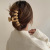 Solid Color N-Shaped Frosted Grip Women's Summer Large Shark Clip Back Clip Outdoor All-Matching High-Grade Hairpin