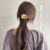 Fashion Temperament Tie High Ponytail Hair Ring Bird 'S Nest Lounger Hair Device Fixed Bun Frosted Catch Hair Clip Hairpin