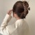 Solid Color N-Shaped Frosted Grip Women's Summer Large Shark Clip Back Clip Outdoor All-Matching High-Grade Hairpin