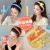Summer Children's Cute Bangs Broken Hair Post Internet Celebrity Velcro Girls' Headband Hair Band Hair Patch Hair Paste