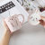 Cute Hand-Painted Ceramic Big Ears Adorable Rabbit Mug Fashion Cute Office Home Cartoon Water Cup with Cover Spoon