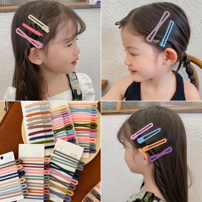 Korean Barrettes Girls' Side Card Broken Hairpin Baby Clip Cute Girl BB Clip Hairpin Hair Ornaments