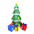 Cross-Border Christmas Courtyard Decoration Foreign Trade Luminous Inflatable Christmas Tree Gift Bag Christmas Candy Crutch