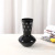 Simple Modern High-End Geometric Frosted Black and White Glass Vase Model Room Home Soft Outfit Crafts Flower Container