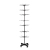 1 Rotating Shelf Stall Socks Rack Activity Five-Layer Jewelry Display Shelf Metal Promotion Hook Display Stand