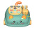 Children's New Educational Multi-Functional Early Education Chinese and English Bilingual Telephone Cat Modeling Toy Baby Story Machine