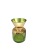 Nordic Light Luxury Small Mouth Gold-Painted Glass Vase Transparent Geometric Green Flower Arrangement Ornaments Living Room Decorations Wholesale