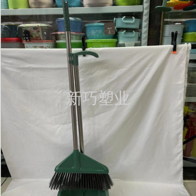 Garbage Shovel Broom Garbage Shovel Dustpan Toothed Dustpan Combined Hard Dual-Use Balcony Poke Broom Broom Broom