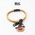 No. 5 Resin Zipper Bracelet Halloween Theme Bracelet Colorful Two-Color Cartoon Bracelet Factory in Stock Wholesale