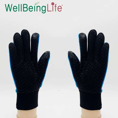 Polar Fleece Monochrome Fleece-Lined Non-Slip Touch Screen Gloves Fleece Outdoor Gloves Warm Women's Gloves