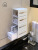 Bathroom Wall-Mounted Cotton Swab Storage Box Dormitory Punch-Free Flip Storage Box Hair Band Mini Glove Box