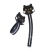 Korean Cute Cartoon Small Serrated Perforated Cable Winder Earphone Cable Tie 5G PVC Flexible Glue Cable Winder