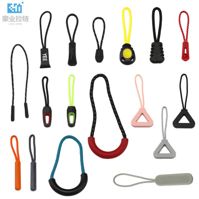 Pull Head Drawstring Pull Tail Color Multi-Color Wholesale Zipper Head Accessories Backpack Pull Head Pendant