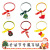 Cross-Border Amazon No. 5 Resin Zipper Bracelet Christmas Theme Bracelet Two-Color Cartoon Bracelet Accessories