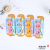 Baby Oral Cleaning Tools Soft Fur Fashion Children's Toothbrush Color Toy Inner Transparent Suction Card Packaging