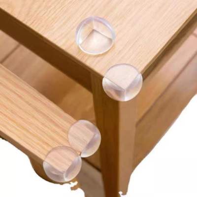 Table Corner Transparent Bumper Angle Mat Thickened Table Corner Anti-Collision Corner Protector Table Foot Protection Cover Cabinet Bump Proof Cornerite Bag