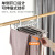 Multi-Layer Pull-out Magic Pants Rack Trouser Press Wardrobe Built-in Non-Slip Special Folding Hanger Home Storage Gadget