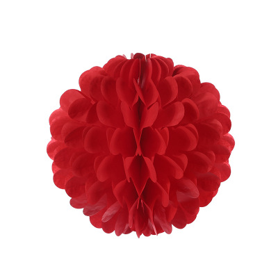 New Arrival Hot Sale Solid Color Simple Lace Honeycomb Ball Pendant Creative Holiday Store Activity Show Window Decoration Supplies