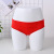 Exclusive for Cross-Border Anti-Theft Bag Solid Color Mid-Waist Simple Briefs Breathable Korean Style Female Three Knicker