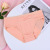 Exclusive for Cross-Border Anti-Theft Bag Solid Color Mid-Waist Simple Briefs Breathable Korean Style Female Three Knicker