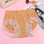 Mid-Waist Underwear Women's Recycled Fiber Exquisite Skirt Pattern Lace Pants Feet Super Soft Fabric Shorts Women's Underwear