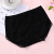 Solid Color Women's Seamless Underwear High Elastic Soft Comfortable Exquisite Bow Lace Pants Feet Mid-Waist Briefs