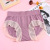 Macaron Color Series Mid-Waist Underwear Women 'S Recycled Fiber Exquisite Lace Pants Mid-Waist Shorts Women 'S Breathable Underwear