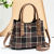 Factory Wholesale Women's Bag 2021 New Fashion Plaid Shoulder Handbag Large Capacity Versatile Messenger Bag for Women