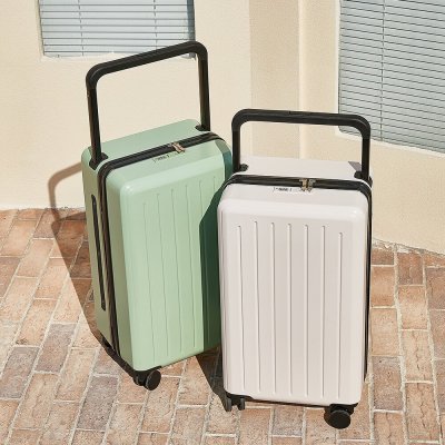 Draw-Bar Luggage Wide Student Suitcase 24-Inch Men's and Women's Universal Silent Wheel Fashion Password Suitcase 20-Inch Boarding Bag