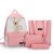 Partysu Backpack Women's Backpack 2021 New Trendy Contrast Color Casual Campus College Style Middle School Student Schoolbag