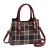 Factory Wholesale Women's Bag 2021 New Fashion Plaid Shoulder Handbag Large Capacity Versatile Messenger Bag for Women