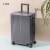 Luggage Men's Aluminum Frame Universal Wheel Leather Case PVC Trolley Case 20-Inch Boarding Luggage and Suitcase Factory Wholesale