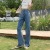 Retro Jeans Women's High Waist Slimming Summer New Loose Straight BF Style Drape Wide Leg Mop Pants Tide