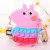 Factory Direct Supply New Pig Page Silicone Coin Purse Rat Killer Pioneer Cartoon Children Decompression Crossbody Storage Bag